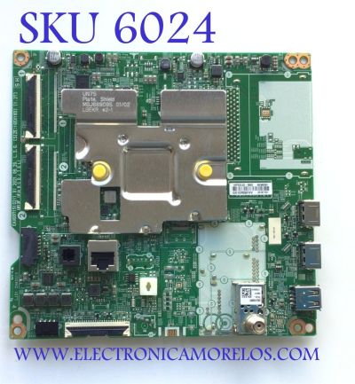 MAIN PARA TV LG / NUMERO DE PARTE EBR66380301 / EAX69715102(1.0) / 33187101 / 1KPXXL02 / GO1OR08FHV / PANEL LVU430BEDX E0021 / DISPLAY HV430QUB-F7D / MODELO 43UP7000PUA.CUSGLH	